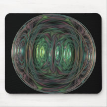 bubble fractal mouse pads