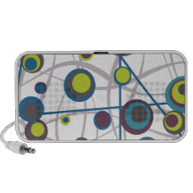 Bubbles and Lines Portable Speaker