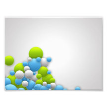 BUBBLES blue green white light grey grey digital Photograph