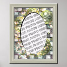 Bubbles Photo Frame Poster
