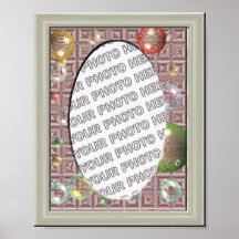 Bubbles Photo Frame Print