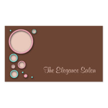 Bubbly Brown Appointment Cards Business Card