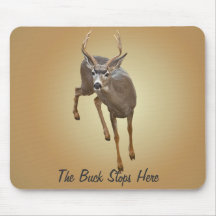 BUCK STOPS HERE MOUSEPADS