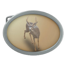 BUCK STOPS OVAL BELT BUCKLE