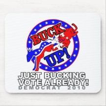 BUCKING_VOTE MOUSE PAD