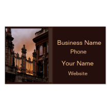 Budapest Sunset Business Card