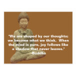 Buddha Inspiration Message Card Post Cards