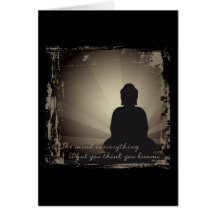 Buddha Mind Is Everything Card