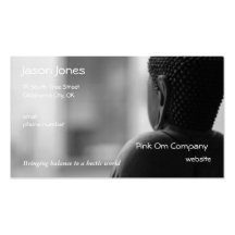 Buddha Sitting in Meditation Business Cards