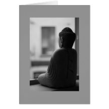 Buddha Sitting in Meditation Greeting Card