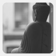 Buddha Sitting in Meditation Sticker