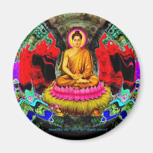 Buddha Swirl - Magnet