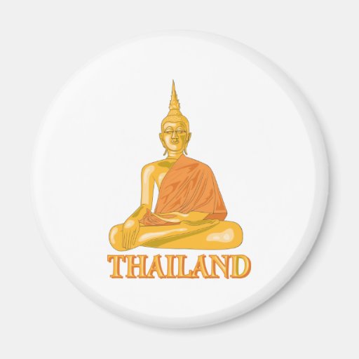 Buddha Thailand Refrigerator Magnets