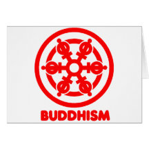 Buddhism Symbol Greeting Card