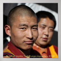 Buddhist monks, Tashilhunpo monastery... Posters