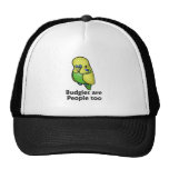 Budgies are People too Mesh Hats