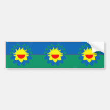Buenos Aires, Argentina flag Bumper Sticker