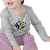 Builder Construction Worker Engineer Pointing Tshirt