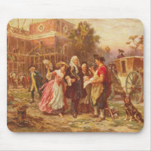 Building the Cradle of Liberty Jean Gerome Ferris Mousepad