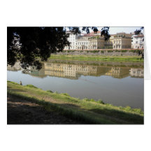 buildings trees water greeting cards