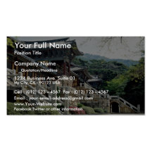Bulguksa temple, Kyongju, South Korea Business Card Template