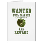 Bull Market Reward Greeting Card