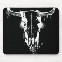 Bull Skull Mouse Mat