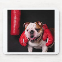 Bulldog Boxer Mouse Pad