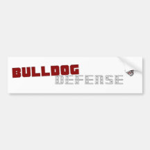 Bulldog Defence Bumper Stickers