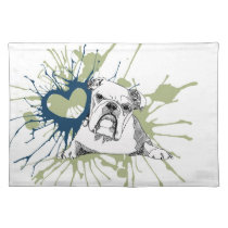 Bulldog placemats