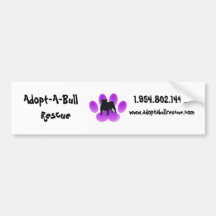 Bulldog Recue Bumper Sticker