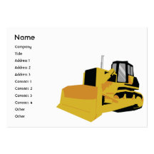 Bulldozer - Chubby Business Card