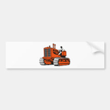 bulldozer construction equipment machinery bumper sticker
