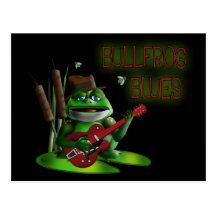 Bullfrog Blues Postcard