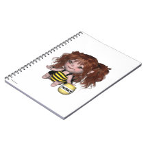 Bumble Bee Baby Fairy Ally Spiral Notebooks
