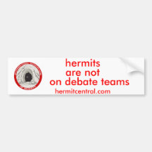 bumper sticker..