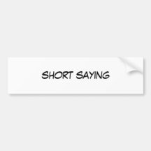 Bumper Sticker