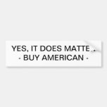BUMPER STICKER - BUY AMERICAN