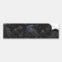 Bumper Sticker Masonic Fantasy Blue