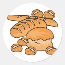 bunch of bread and rolls stickers