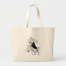 Bunny Dressed Up for a Date Tote Bags