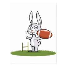 Bunny Football Post Cards