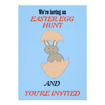 Bunny Hatching from Egg Weird Custom Easter Egg Hu Custom Announcement