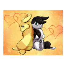 Bunny Love Post Card