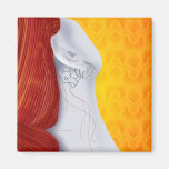 BUNNY SPIRIT REFRIGERATOR MAGNET
