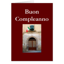 "BUON COMPLEANNO" ITALIAN BIRTHDAY CARDS