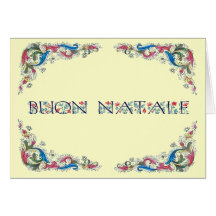 Buon natale - Florencia design Greeting Cards