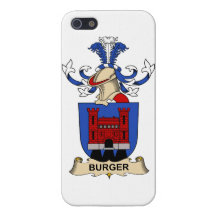Burger Family Crests Cases For iPhone 5