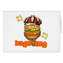 burger kang greeting card
