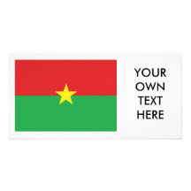 Burkina Faso Flag Photo Greeting Card